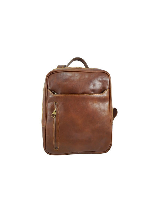 Mybag Leather Backpack Tabac Brown