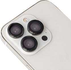 Lens Kameraschutz Gehärtetes Glas Black für das IPHONE 15 PRO, 15 PRO MAX