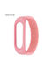 Sonique Armband Stoff Rosa (Xiaomi Mi Band 3/4/5/6)
