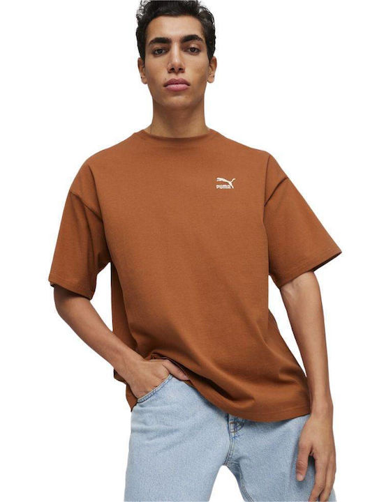 Puma Better Men's Short Sleeve T-shirt BROWN 67...