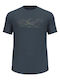 Ascent Performance Wool 130 Αθλητική Μπλούζα Κοντομάνικη Σκούρο Γκρι