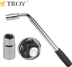 Troy Μπουλονόκλειδο Τροχών Αυτοκινήτου 17 και 19mm