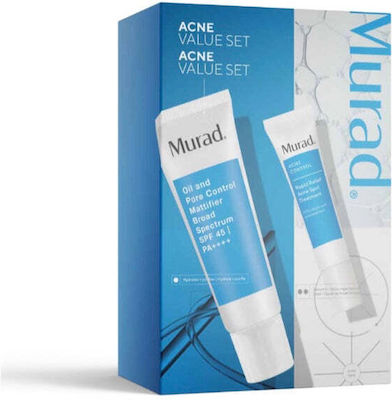 Murad Blemish Skin Care Set for against Acne with Face Cream