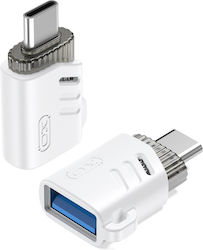 XO OTG USB USB-C Male to USB-A Female