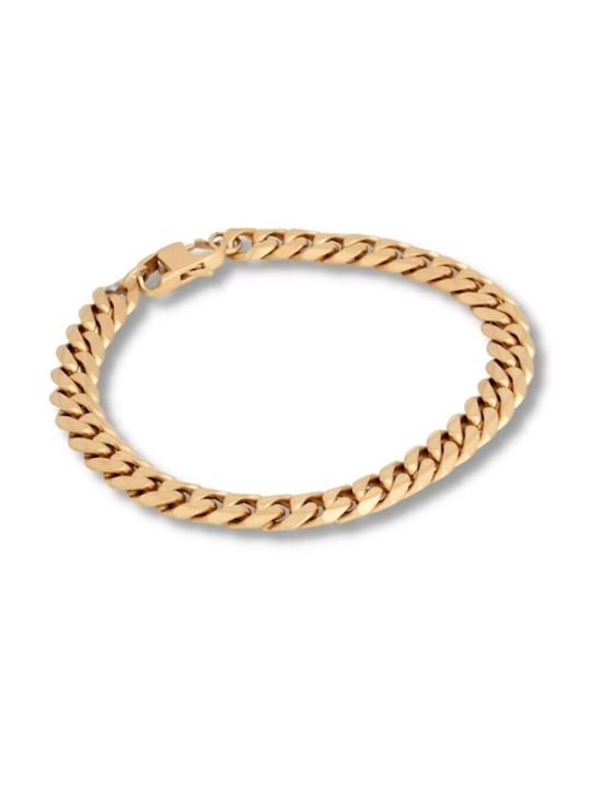 Billgren Bracelet Chain made of Steel Gold Plated