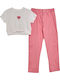 Kids' Set with Pants Summer 2pcs White