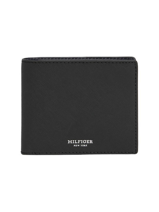 Tommy Hilfiger Men's Leather Card Wallet Black