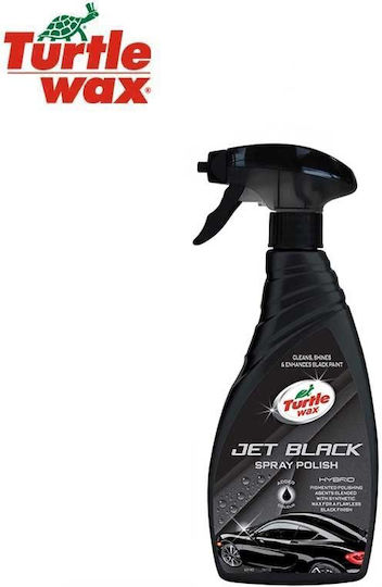 Turtle Wax Jet Black Spay Polish Spray Protection / Waxing for Tires and Rims Car 300ml