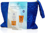 Every Day Protection Sunscreen Set with Organic Aloe - SPF30 Face and Body Lotion 150ml & SPF30 Face Cream 50ml