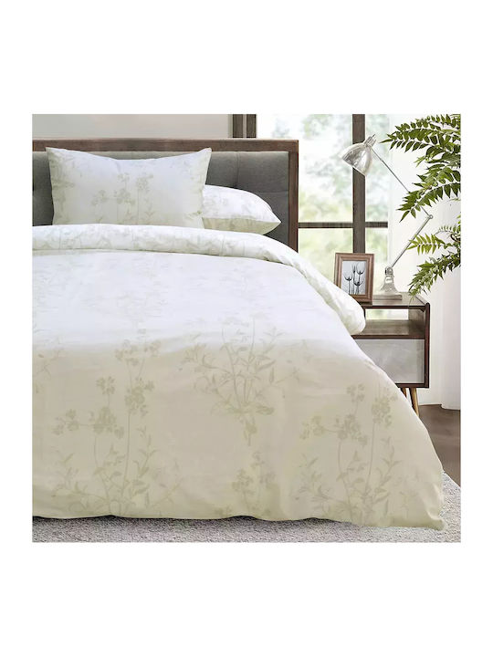 Lino Home Duvet Cover Set Cotton Single with Pi...