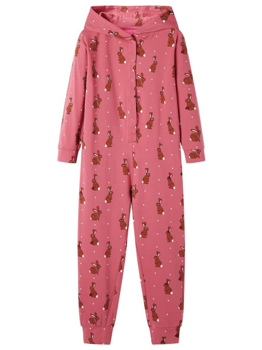 vidaXL Kids Sweatpants Set Aged Pink 2pcs