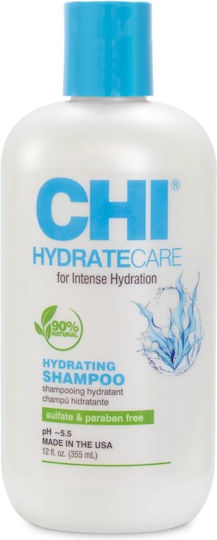 CHI Hydratecare – Hydrating Σαμπουάν Αναδόμησης/Θρέψης & Ενυδάτωσης για Ξηρά Μαλλιά Μαλλιά 355ml