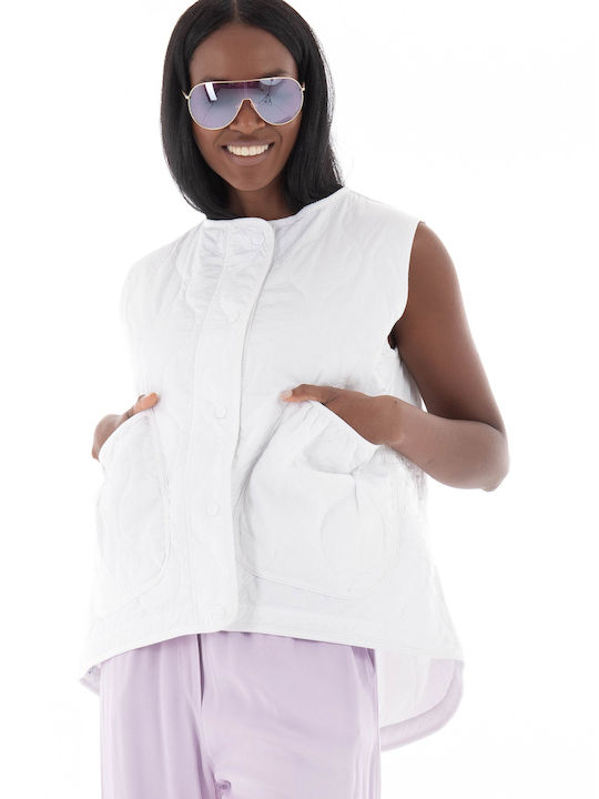 Deha Women's Short Lifestyle Jacket for Winter White