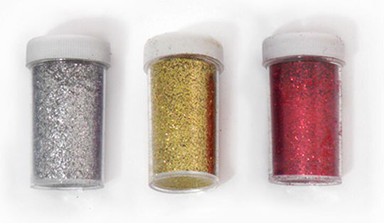 Glitter Rot 20gr Set 12Stück