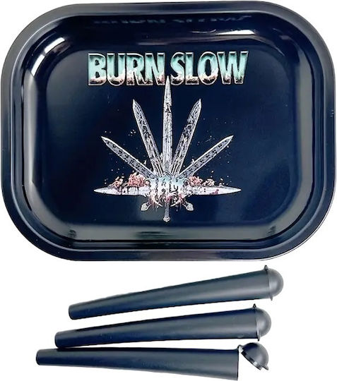 Panora Rolling Tray 12.5mm 12.5cm Μαύρο