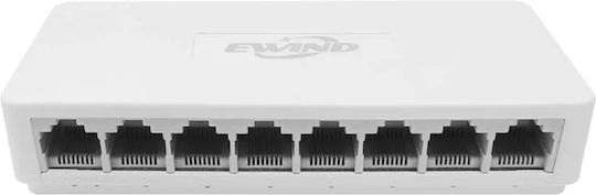 Ewind EW-S1508 Unverwaltet Switch mit 8 Ports Ethernet