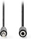 Nedis 3.5mm Jack Cable 3.5mm Male - 3.5mm Female Silver 10m CAGL22050BK100
