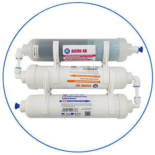 Aqua Filter Ανταλλακτικό Φίλτρο Νερού Ψυγείου από Πολυπροπυλένιο 3st