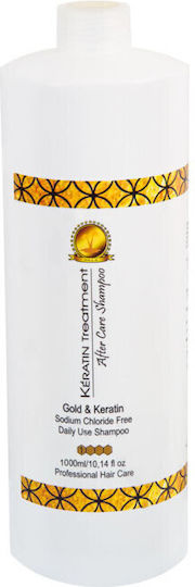 Live Spa Gold Keratin Shampoo 1000ml (sodium Chloride Free)