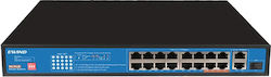 Ewind EW-S1619CF-AP Unverwaltet L2 Power over Ethernet Switch mit 16 Ports Gigabit (1Gbps) Ethernet