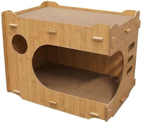 Ikaros Dog House Wooden Outdoor 44x31.5x34cm