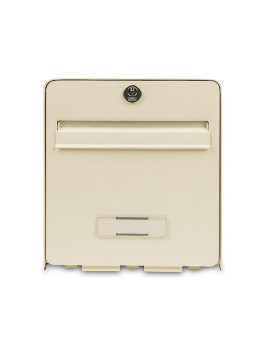 Burg-Wachter Outdoor Mailbox Plastic in Beige Color