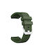 Twill Texture Strap Silicone Green (Amazfit Bip 5)