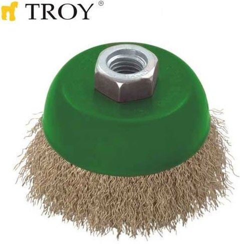 Troy T 27710-100 Werkzeugdrahtbürste Glocke 100mm