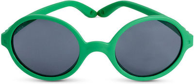 Kietla Sunglasses Wazz 1-2 Years - Round Green