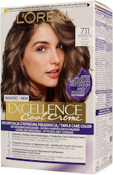 L'oreal Professionnel Hair Coloring Cream Exellence 7.11 Ultra Ash Blonde