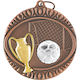 Copper Football Medal