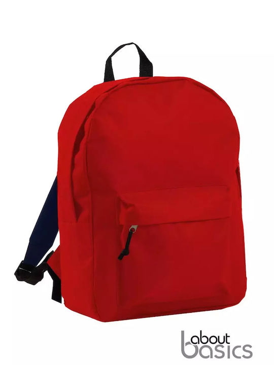 About Basics Schulranzen Rucksack Junior High-High School in Rot Farbe