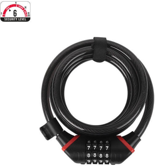 Zefal K-traz C6 Code Bicycle Cable Lock with Combination