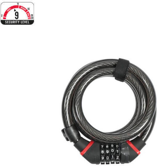 Zefal K-traz C9 Bicycle Cable Lock with Combination