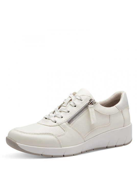 Jana Softline Femei Sneakers White / Silver