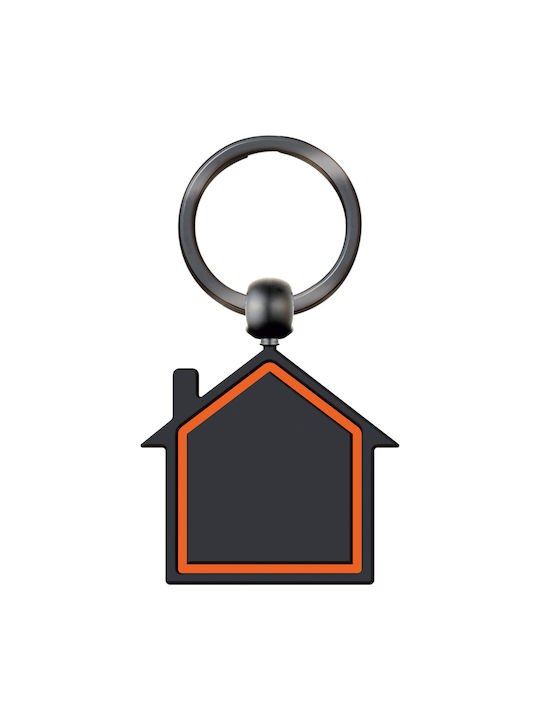 Metal Keychain Home Code An-5635 - Orange