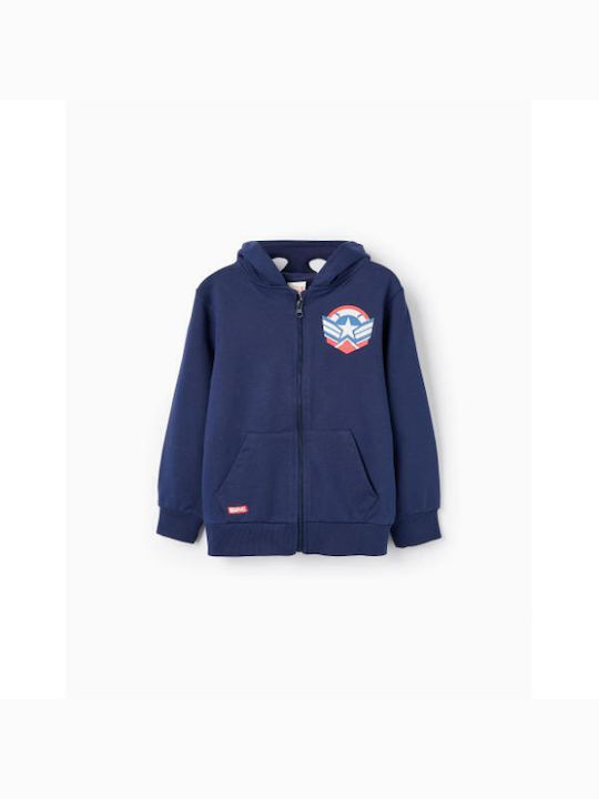 HappyNest Kids Sweatshirt Cardigan Dark blue