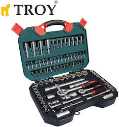 Troy T 26101 Καστάνια με Καρυδάκια 1\2" & 1\4" 94τμχ Troy T 26101 Καστάνια με Καρυδάκια 1\2" & 1\4" 94τμχ