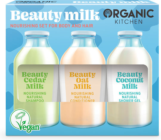 Nourishing Set For Body And Hair Beauty Milk 100 Ml/100 Ml/100 Ml