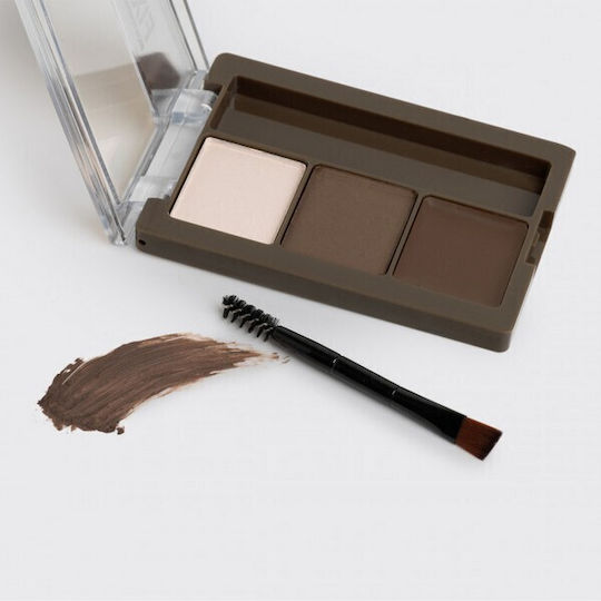 Vivienne Sabo Fixateur Suberb Eyebrow Palette - 02 Dark Brown