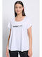 Γυναικείο Αθλητικό T-shirt Λευκό