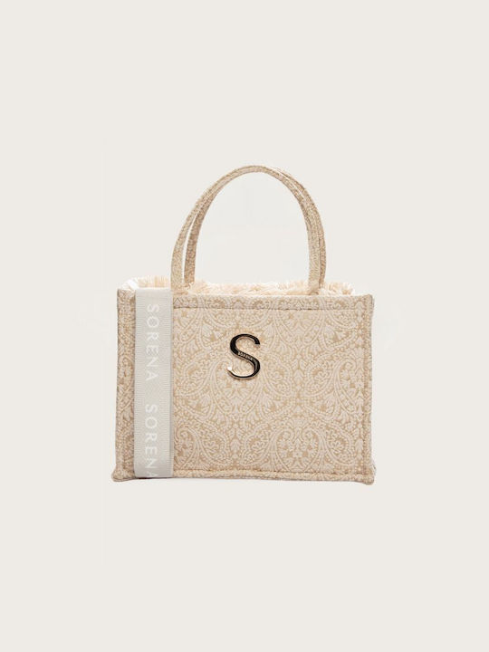 Sorena Greece Medium Tote Bag Anafi 1025 Sand Skroutz.gr