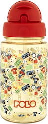 Polo Kinder Trinkflasche Fußball Kunststoff Grün 450ml