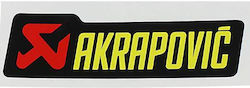 Akrapovic Αυτοκόλλητο Σήμα Akrapovic Μαύρο