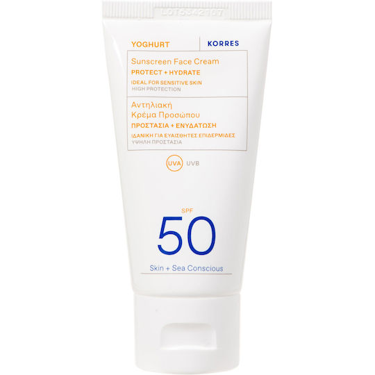 Korres Yoghurt Cremă Antisolară de Față SPF50 50ml