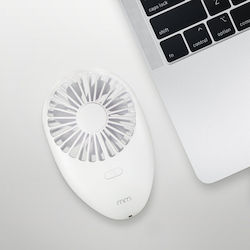 Mikamax Mini Ventilator Portabil De Mână Alb Mikamax Mini Ventilator Portabil De Mână Alb