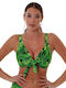 Bluepoint Bikini Bra with Adjustable Straps Green