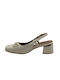 Piccadilly Anatomic Synthetic Leather White Medium Heels
