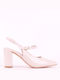 Alta Moda Patent Leather Beige Heels