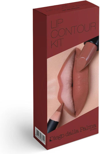 Diego Dalla Palma Lip Contour Kit Lipstick + Lip Liner 12cm Get Naked 506 - Mauve